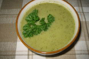 Суп-пюре из стручковой фасоли