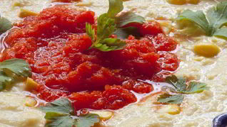 Суп-пюре из свежей кукурузы