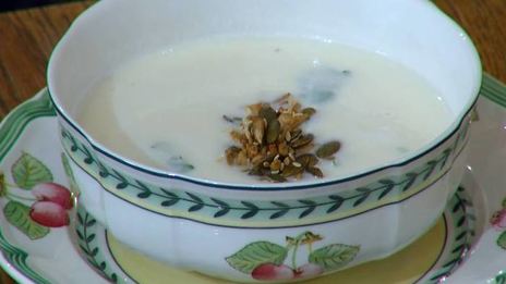 суп-пюре из цветной капусты с имбирем