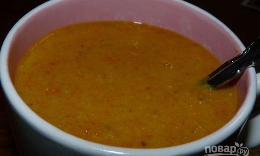 Рецепт суп-пюре из цветной капусты с куркумой