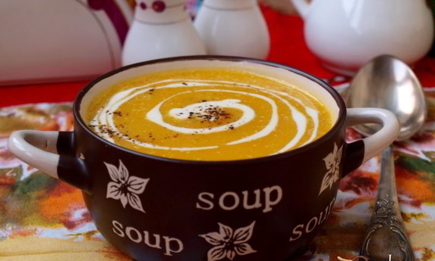 Рецепт суп-пюре из тыквы с сельдереем