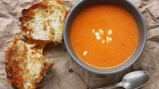 Суп-пюре из тыквы со сливками