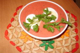 Суп-пюре овощной с тыквой и яблоками