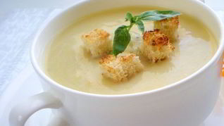 Суп-пюре простой из кабачков