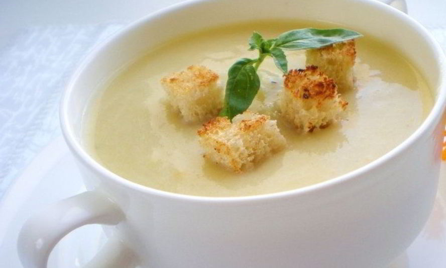 Рецепт суп-пюре простой из кабачков