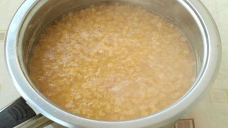 суп-пюре с баклажанами и чечевицей