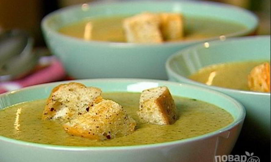 Рецепт суп-пюре с брокколи