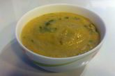 Суп-пюре с имбирем, сельдереем и кокосовым молоком