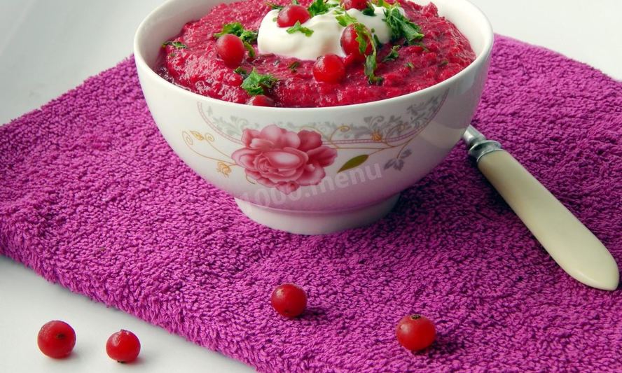 Рецепт свекольное суп пюре из свеклы