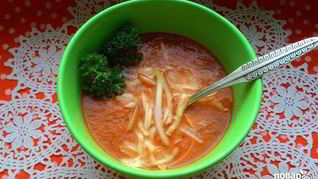 Томатный суп-пюре простой