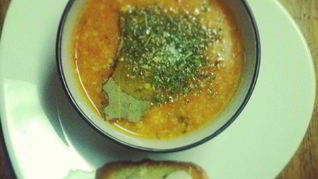 Томатный суп-пюре с авокадо