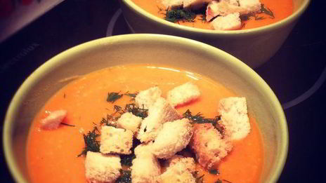 тыквенный диетический суп-пюре