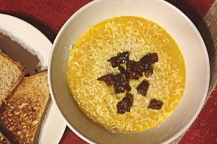 Тыквенный суп-пюре с бананом