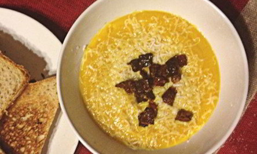 Рецепт тыквенный суп-пюре с бананом