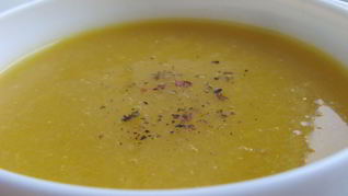 Тыквенный суп-пюре с имбирем