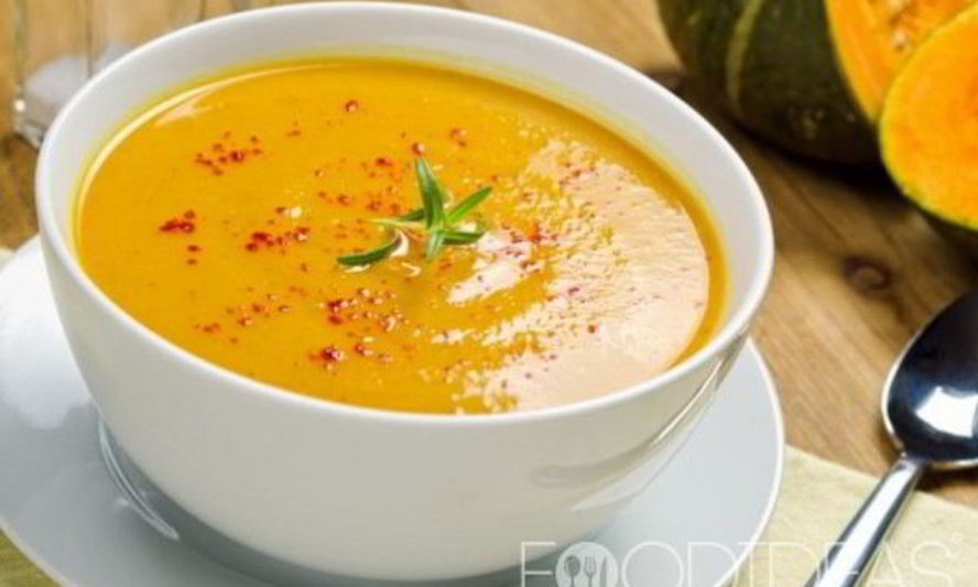 Рецепт тыквенный суп-пюре с сыром