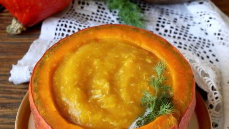 тыквенный суп-пюре со сливками