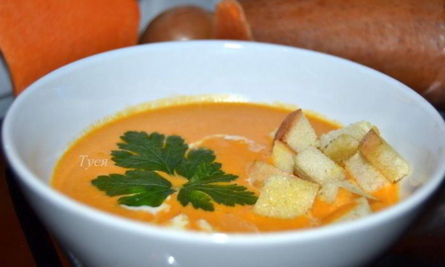 Рецепт тыквенный суп-пюре