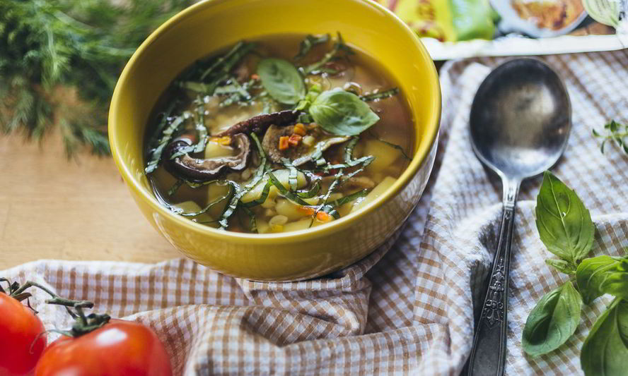 Рецепт суп с белыми грибами и булгуром