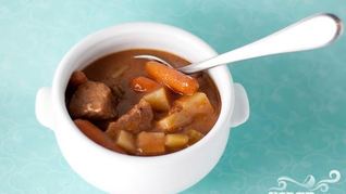 Суп с говядиной и овощами