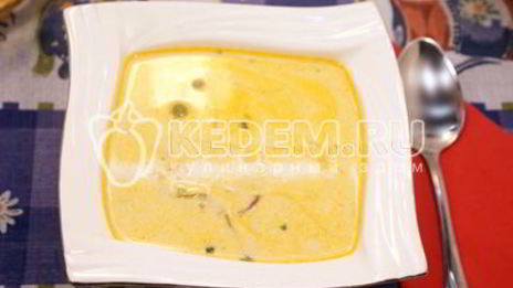 суп с морепродуктами