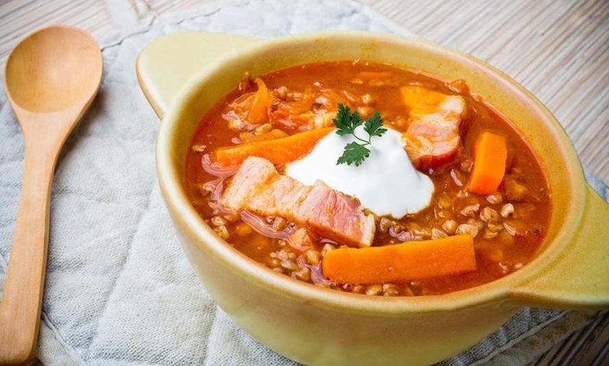 Рецепт суп с салом