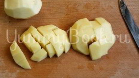 суп с сырными клецками