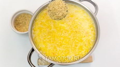 суп со сливочным сыром