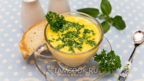 суп со сливочным сыром