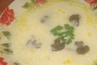 Суп жульен с грибами