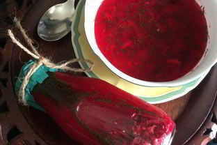 Свекольник холодный с тунцом