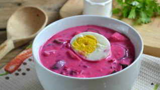 Свекольник классический холодный