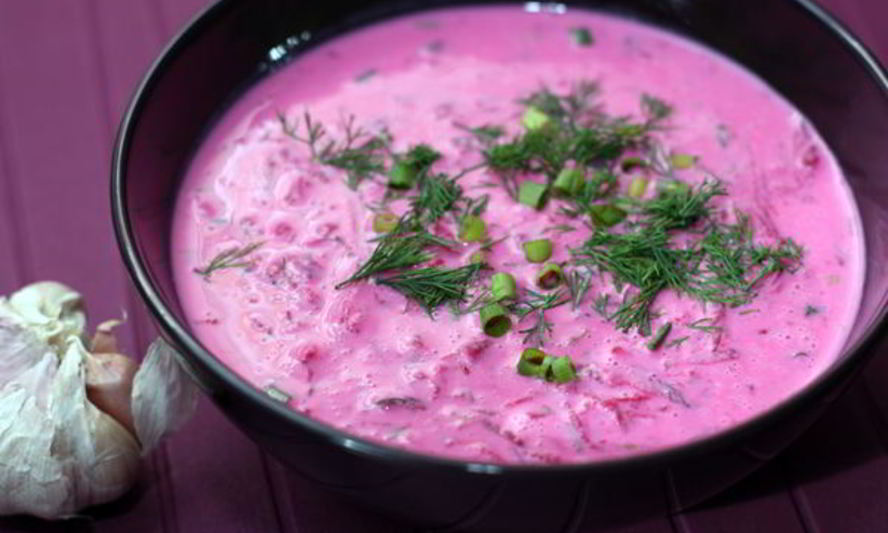 Рецепт свекольник на кефире