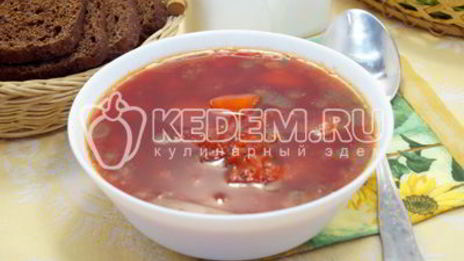 свекольник постный