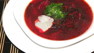 Свекольник с мясом