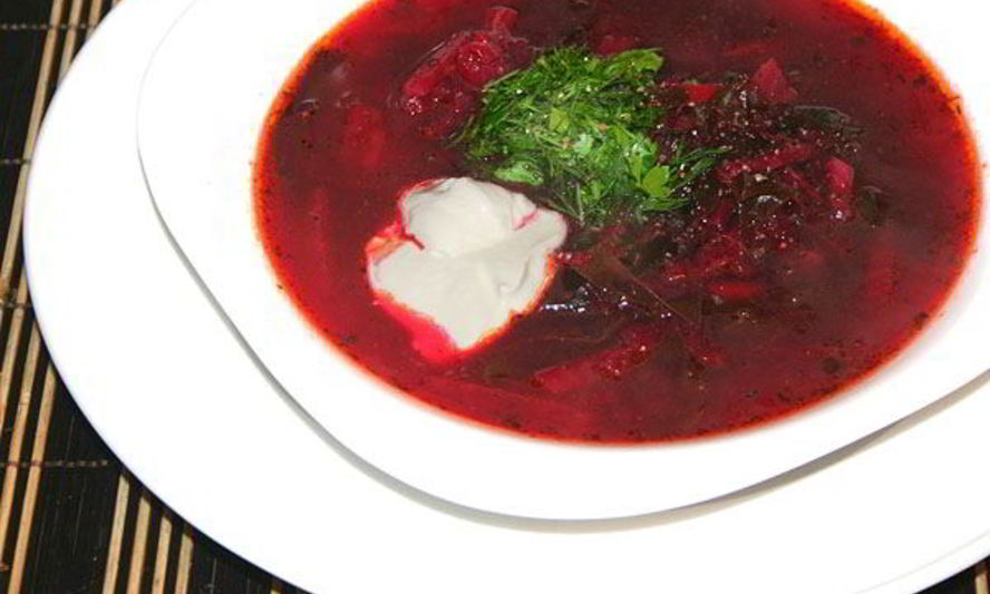 Рецепт свекольник с мясом