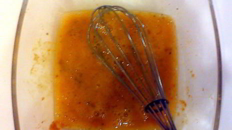 свекольник с яичной путанкой