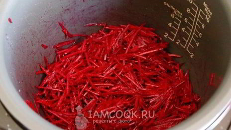 свекольник в мультиварке