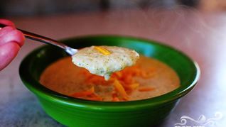 Нежный сырный суп с брокколи