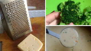 Низкокалорийный сырный суп