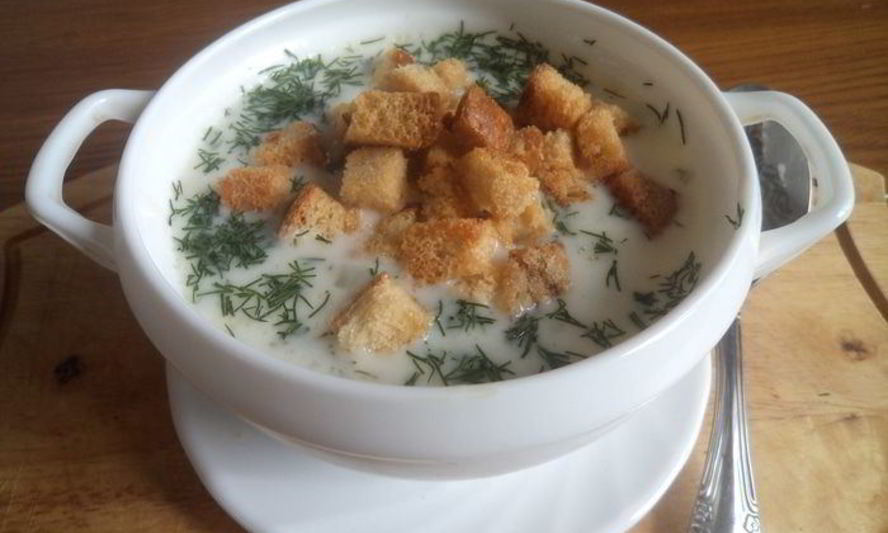 Рецепт простой сырный суп