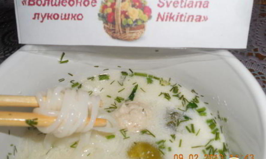 Рецепт суп сырный с фрикадельками и кедровыми орешками