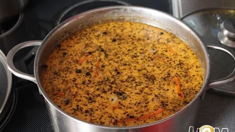 сырно-чесночный чешский суп