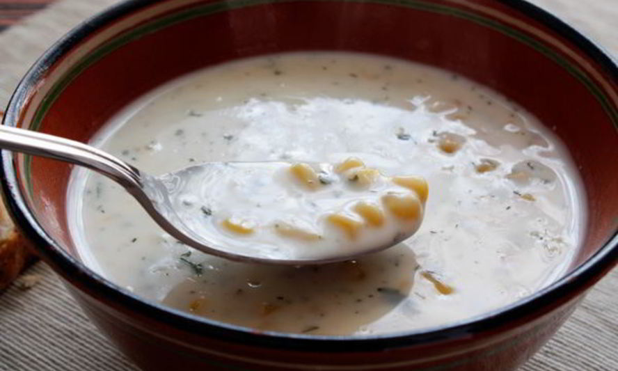 Рецепт сырно-кукурузный суп