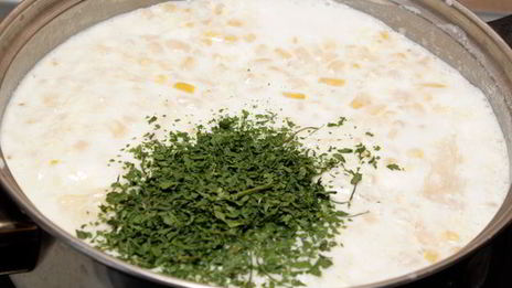 сырно-кукурузный суп