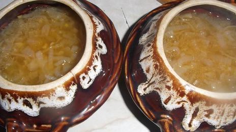 сырно-луковый суп с чесночными гренками