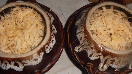 сырно-луковый суп с чесночными гренками