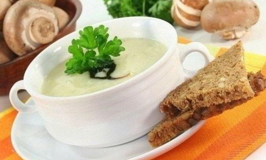 Рецепт сырный картофельный суп с шампиньонами