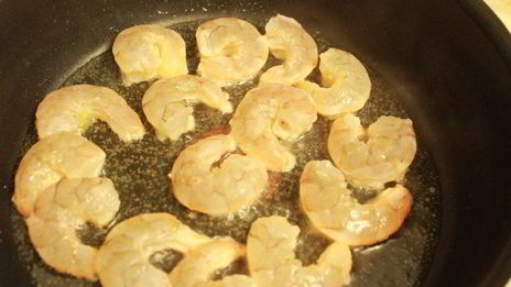 сырный крем-суп с креветками