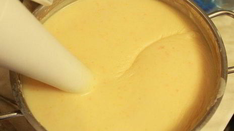 сырный крем-суп с креветками